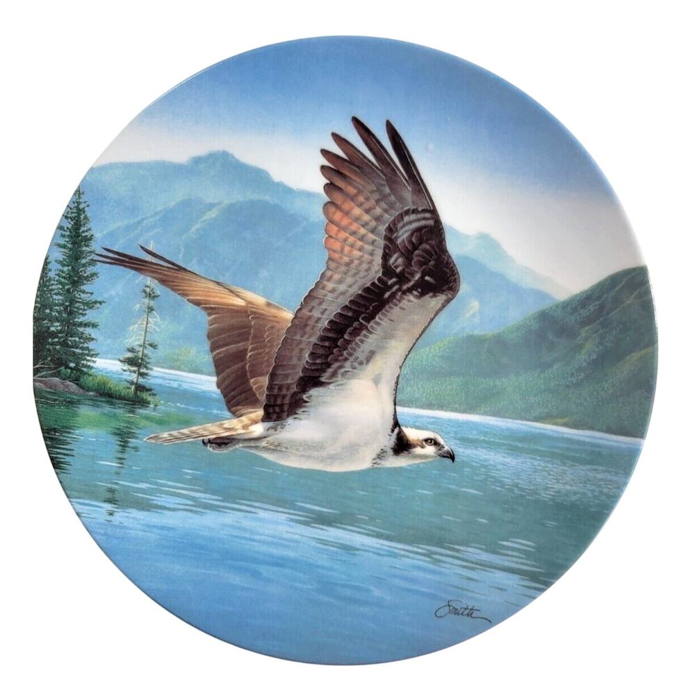 VTG 1990 Edwin Knowles The Osprey by Daniel Smith‎ 8.5" Collectible Plate #6030C